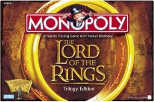 Monopoly Lord of the Rings Trilogy edition